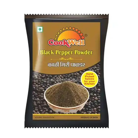 Cookwell Foods Black Pepper Powder pack